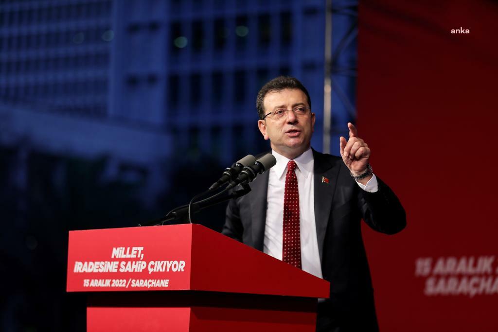 Ekrem İmamoğlu’ndan